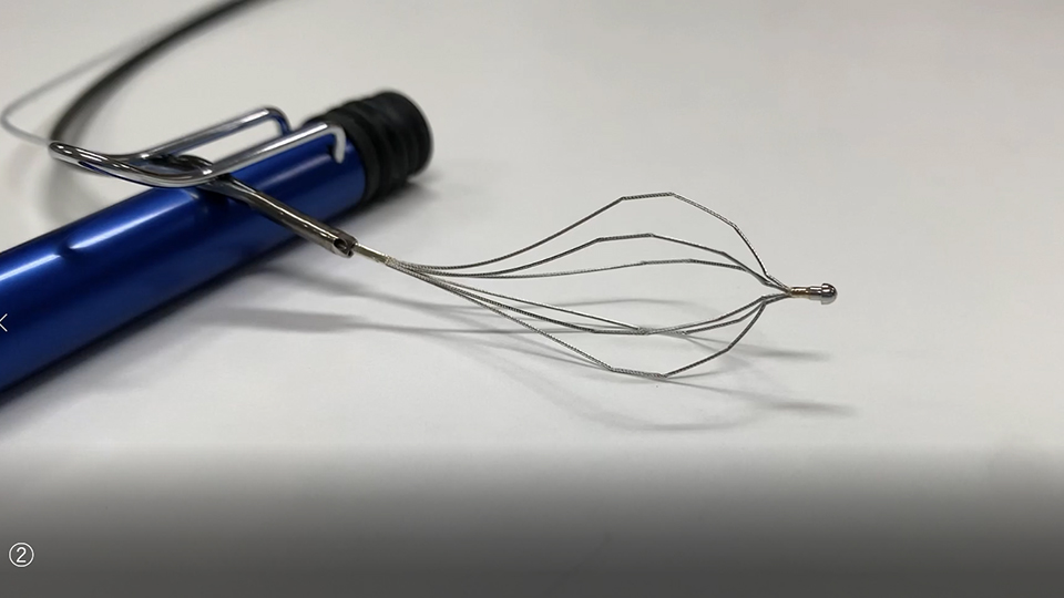ゼメックス クラッシャーカテーテルM タイコ小型6線を用いた